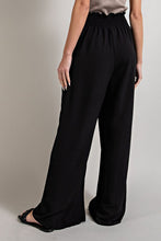 Load image into Gallery viewer, PLUS SMOCKED WIDE LEG PANTS
