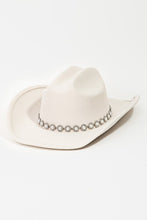 Load image into Gallery viewer, Pearl Studded Fashion Cowboy Hat
