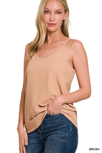 Load image into Gallery viewer, Woven Airflow Adjustable Strap V-neck Ca
