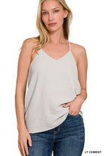 Load image into Gallery viewer, Woven Airflow Adjustable Strap V-neck Ca
