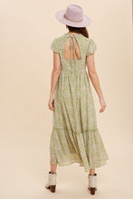 Load image into Gallery viewer, Floral High Neck Midi Dress

