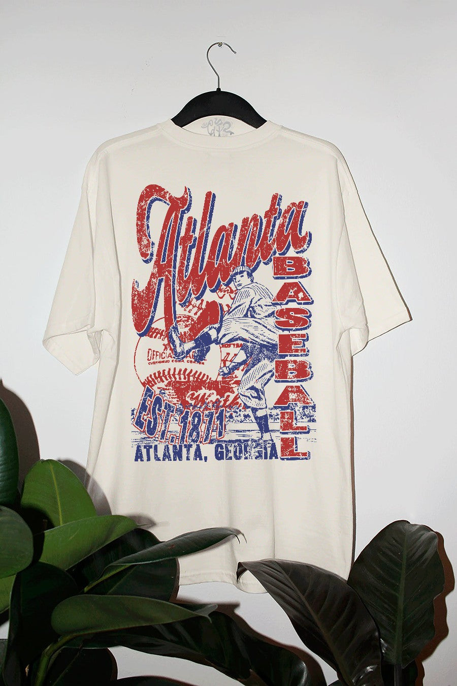 Atlanta Baseball Oversized TShirt