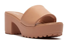 Load image into Gallery viewer, CHUNKY LUG SOLE PLATFORM MULES SANDAL
