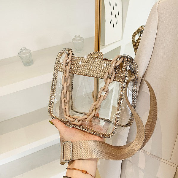 Clear Stadium Crossbody Purse