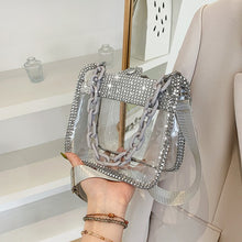 Load image into Gallery viewer, Bling clear stadium crossbody bags
