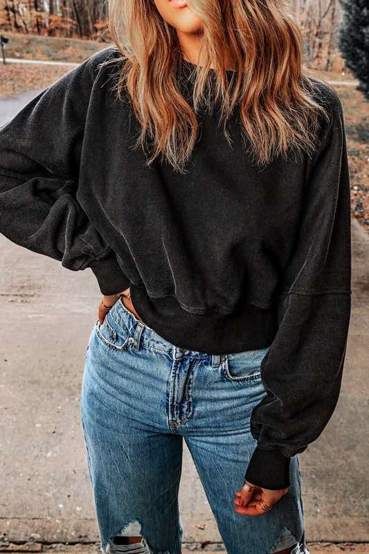 One Strap V-shape Open Back Casual Sweater