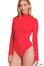 Load image into Gallery viewer, Mock Neck Long Sleeve Bodysuit
