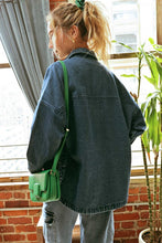 Load image into Gallery viewer, OVERSIZED DENIM SHACKET
