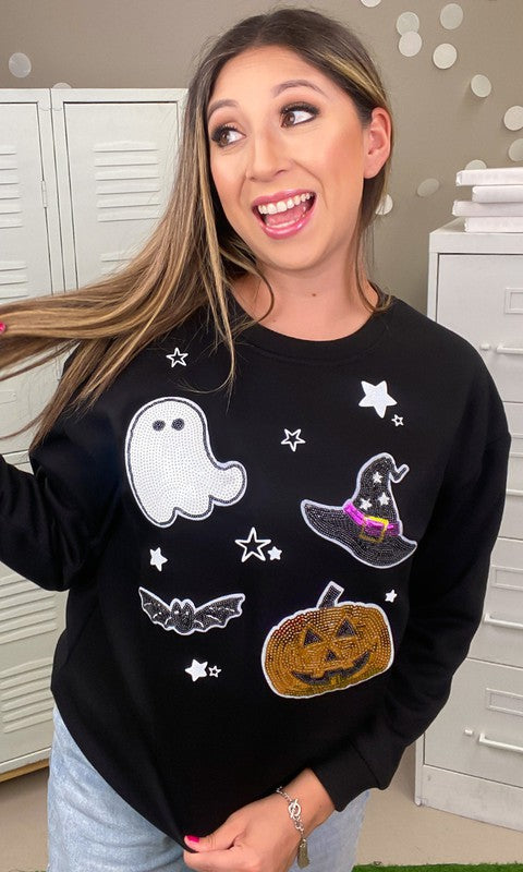 Halloween Sparkle Sweatshirt