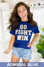Load image into Gallery viewer, Go Fight Win Chenille T-Shirt
