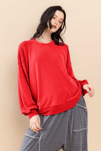Load image into Gallery viewer, Solid Terry Round Neck Oversize Sweatshirt
