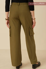 Load image into Gallery viewer, Wide Leg Button Closure Cargo Pants
