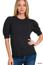 Load image into Gallery viewer, PUFF SHORT SLEEVE SWEATER
