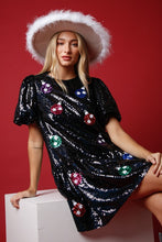 Load image into Gallery viewer, Ornament Sequins Dress XMAS
