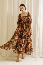 Load image into Gallery viewer, FLORAL BABY DOLL MAXI DRESS

