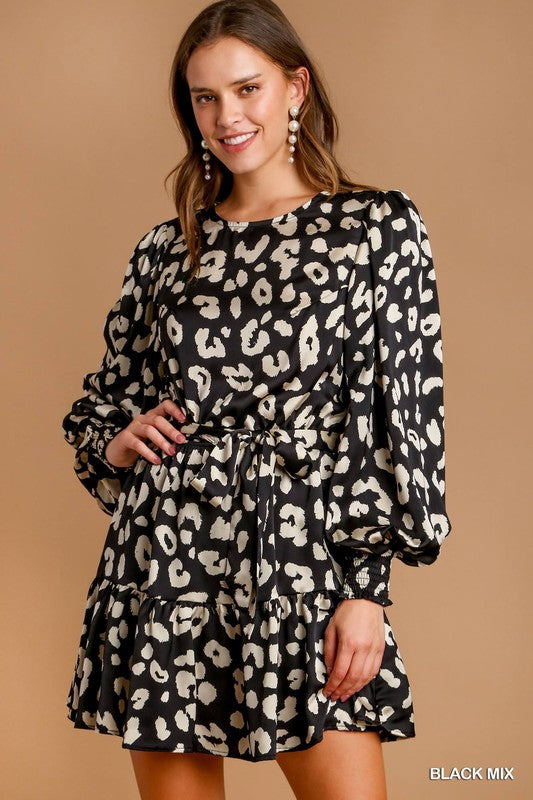 Long Sleeve Pattern Dress