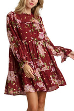 Load image into Gallery viewer, Floral Print Baby Doll Dress
