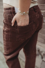 Load image into Gallery viewer, Barrel-leg Color Denim Pants
