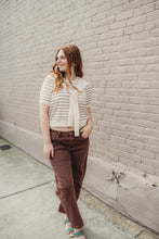 Load image into Gallery viewer, Barrel-leg Color Denim Pants
