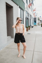 Load image into Gallery viewer, Solid front shorts belt included
