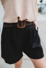 Load image into Gallery viewer, Solid front shorts belt included
