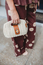 Load image into Gallery viewer, Polka dot wide leg pants
