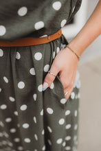 Load image into Gallery viewer, Polka dot sleeveless midi dress featurin
