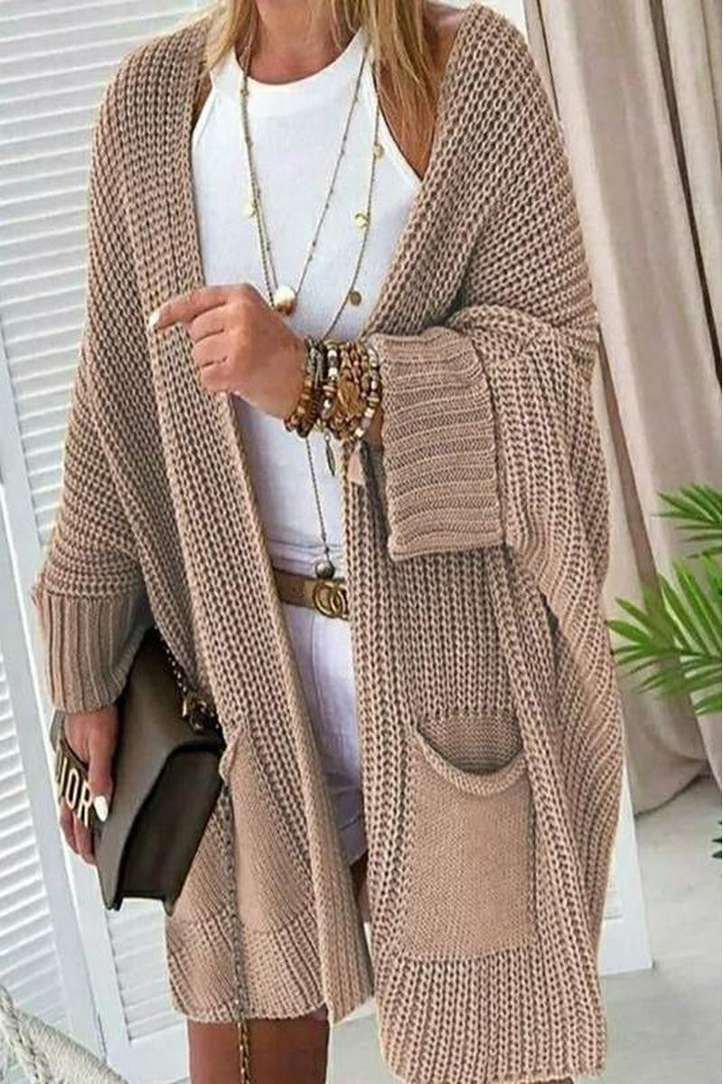 Oversized Pocket Cardigan