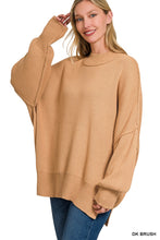 Load image into Gallery viewer, SIDE SLIT OVERSIZED SWEATER
