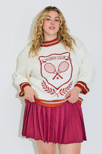 Load image into Gallery viewer, PLUS SPORTS CLUB EMBROIDERED SWEATER
