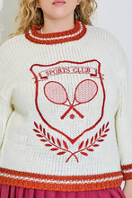 Load image into Gallery viewer, PLUS SPORTS CLUB EMBROIDERED SWEATER
