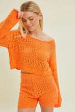 Load image into Gallery viewer, Textured Yarn Sweater and Short Set
