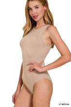 Load image into Gallery viewer, BOAT NECK SLEEVELESS BODYSUIT
