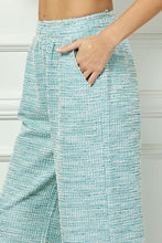 Load image into Gallery viewer, Boucle Textured Short Sleeve Top &amp; pants set
