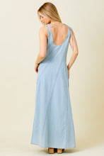 Load image into Gallery viewer, DENIM MAXI DRESS
