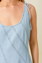 Load image into Gallery viewer, DENIM MAXI DRESS
