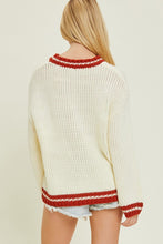 Load image into Gallery viewer, SPORTS CLUB EMBROIDERED SWEATER
