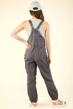 Load image into Gallery viewer, Casual Sleeveless Cargo Jumpsuit
