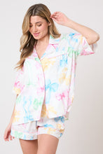 Load image into Gallery viewer, Multi Color Ribbon Printed Pajama Set
