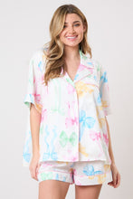 Load image into Gallery viewer, Multi Color Ribbon Printed Pajama Set
