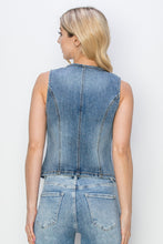 Load image into Gallery viewer, Denim Vest (plus size available)
