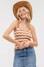 Load image into Gallery viewer, Scallop Jacquard Sweater Knit Top
