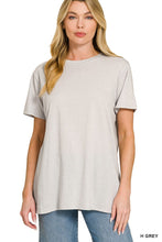 Load image into Gallery viewer, Cotton Boyfriend Round Neck Tee
