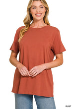 Load image into Gallery viewer, Cotton Boyfriend Round Neck Tee
