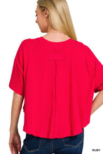 Load image into Gallery viewer, COTTON ROUND NECK SHORT SLEEVE TOP
