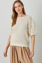 Load image into Gallery viewer, PLUS Crochet Sleeve Sweater Top
