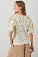 Load image into Gallery viewer, PLUS Crochet Sleeve Sweater Top
