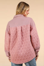 Load image into Gallery viewer, Oversized Quilted Cozy Shacket Jacket
