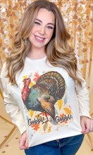 Load image into Gallery viewer, Gobble Gobble Rhinestone Graphic Long Sleeve
