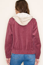 Load image into Gallery viewer, CORUROY HOODED JACKET
